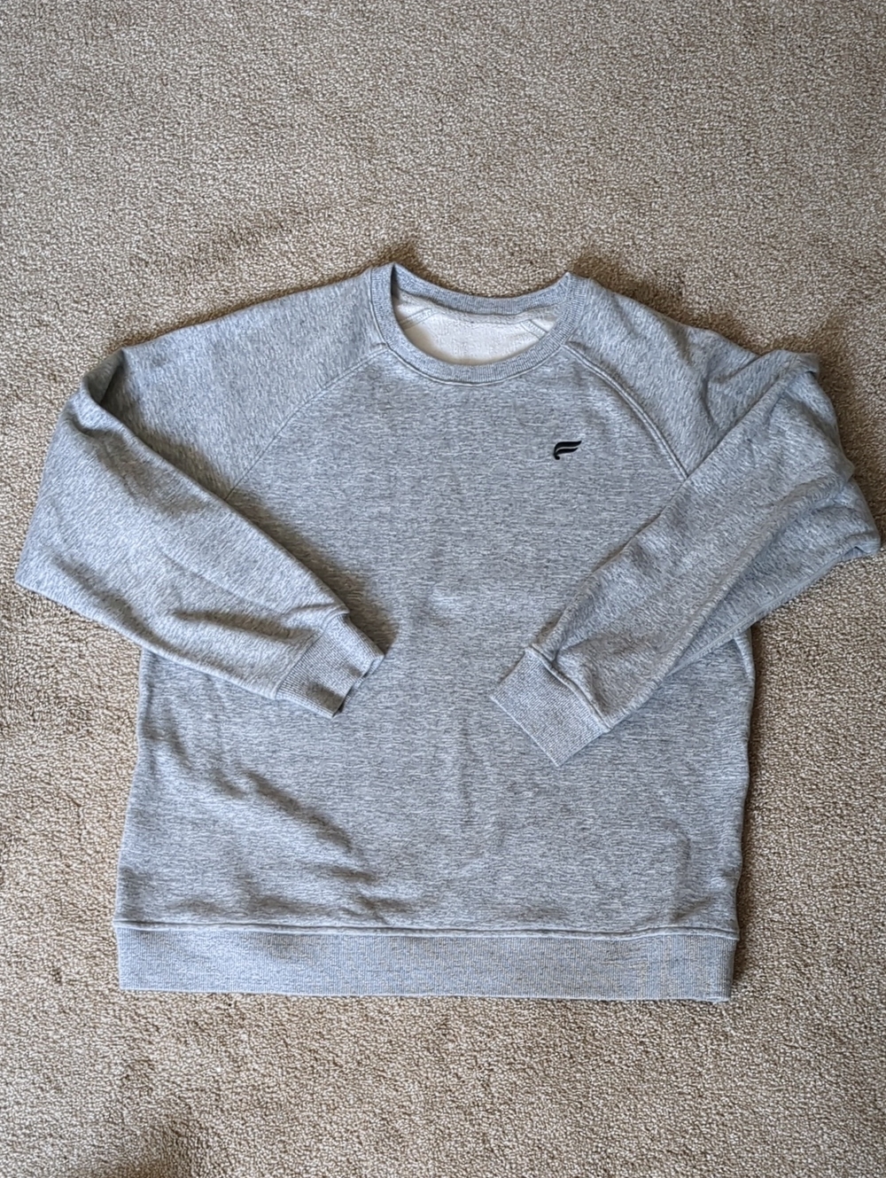 Men's Fabletics Grey Crew Neck Sweatshirt